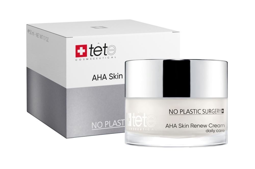 AHA Skin Renew cream. Стимулирующий крем с комплексом AHA-кислот, TETe, 50 мл