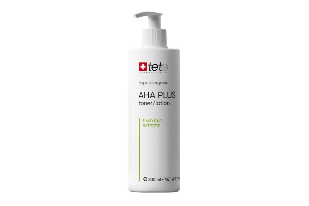 AHA-plus Тонер с AHA-кислотами и экстрактом мякоти фруктов, TETe, 200 мл