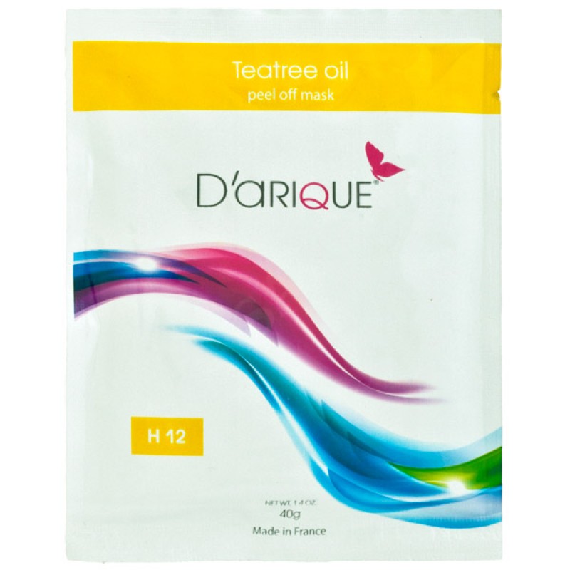 DARIQUE альгинатная Маска «Anti-acne» с маслом Чайного дерева (H12), саше 40г.