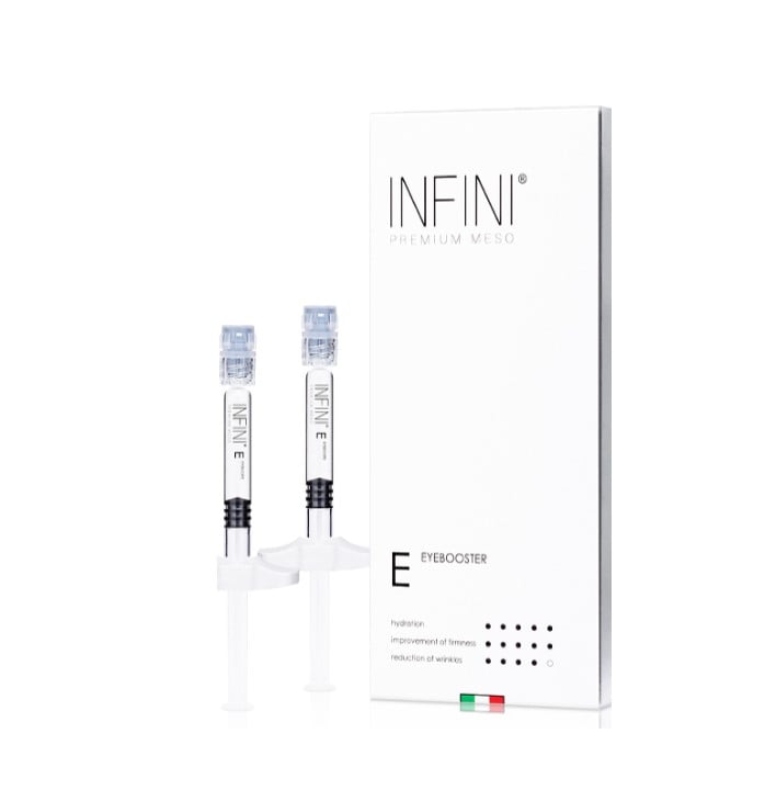 INFINI Premium Meso E EYEBOOSTER | Омолаживающий скинбустер для деликатной области вокруг глаз (2 туб.*1мл.)