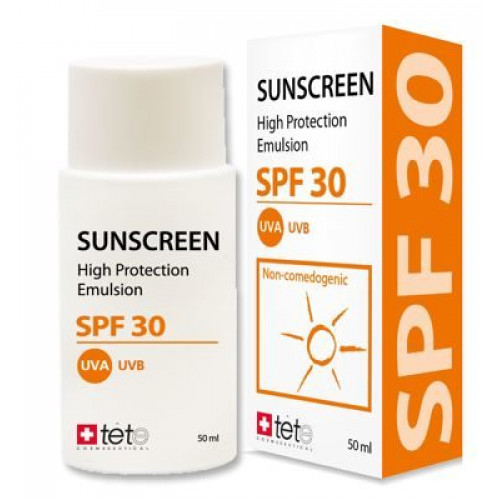 TETE. Солнцезащитный флюид / SUNSCREEN SPF30, 50 мл