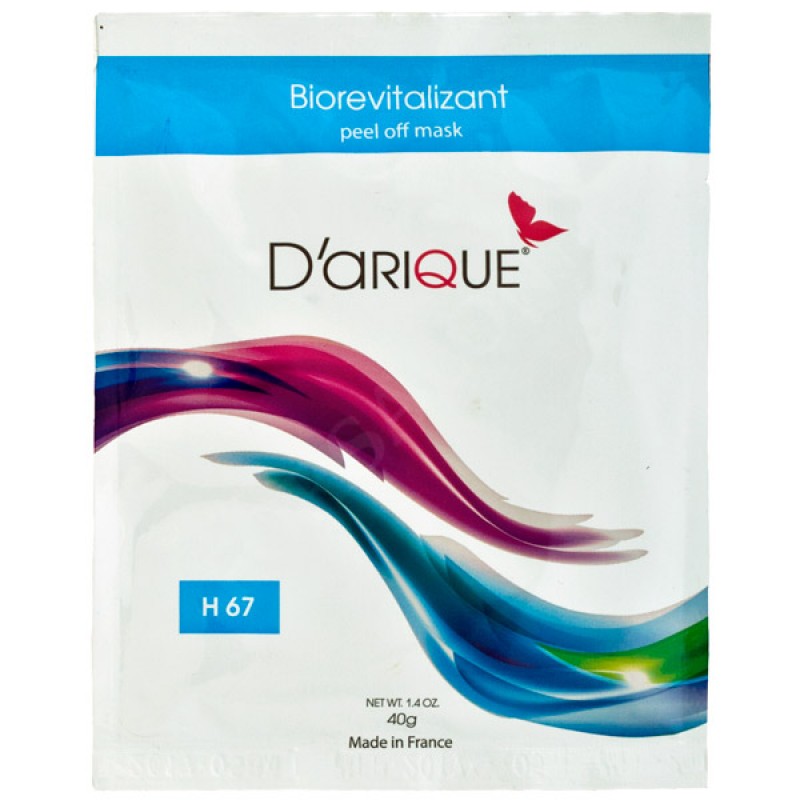DARIQUE альгинатная Маска «Biorevitalizant» с гиалуроновой кислотой (H67), саше 40г.