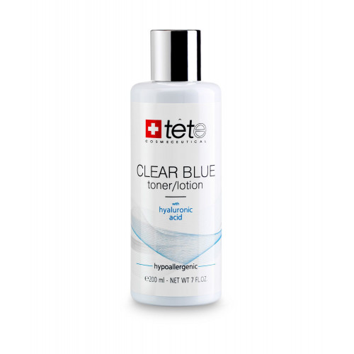 TETE. Тоник/лосьон с гиалуроновой кислотой /CLEAR BLUE Toner/Lotion, 200 мл
